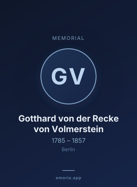 Memorial portrait of Gotthard von der Recke von Volmerstein