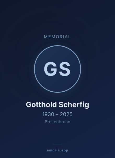 Memorial portrait of Gotthold Scherfig