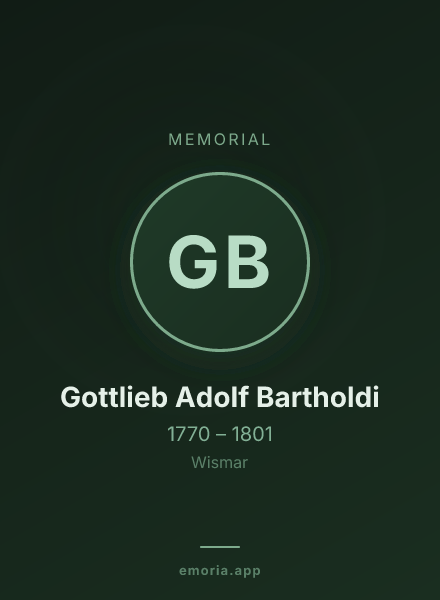Memorial portrait of Gottlieb Adolf Bartholdi