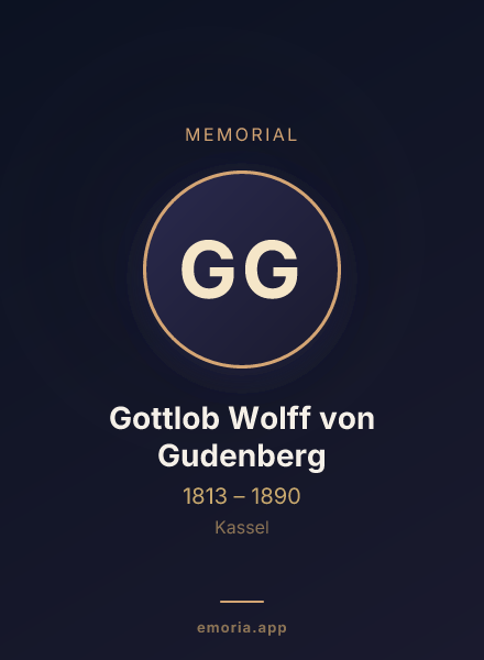 Memorial portrait of Gottlob Wolff von Gudenberg