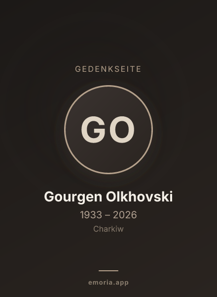 Gedenkportrait von Gourgen Olkhovski