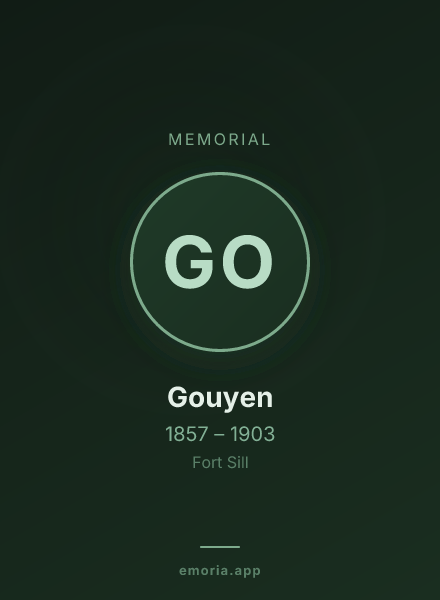 Memorial portrait of Gouyen