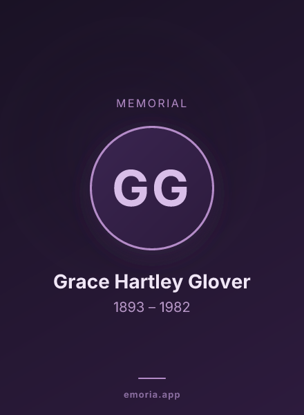 Memorial portrait of Grace Hartley Glover