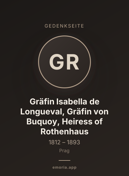 Gedenkportrait von Gräfin Isabella de Longueval, Gräfin von Buquoy, Heiress of Rothenhaus