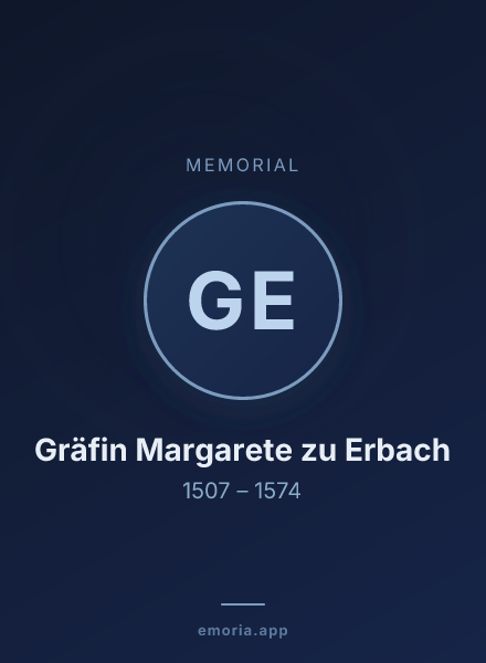Memorial portrait of Gräfin Margarete zu Erbach