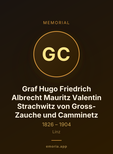 Memorial portrait of Graf Hugo Friedrich Albrecht Mauritz Valentin Strachwitz von Gross-Zauche und Camminetz