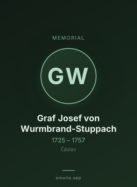 Memorial portrait of Graf Josef von Wurmbrand-Stuppach