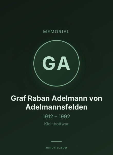 Memorial portrait of Graf Raban Adelmann von Adelmannsfelden