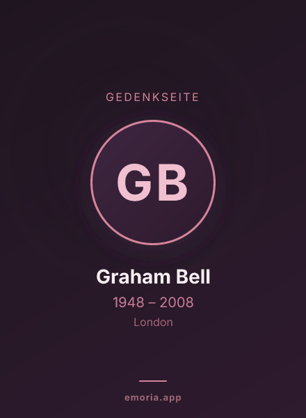 Gedenkportrait von Graham Bell