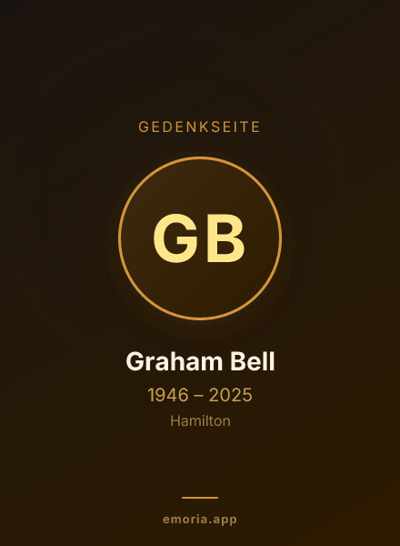 Gedenkportrait von Graham Bell