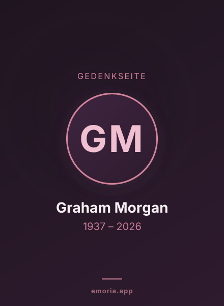 Gedenkportrait von Graham Morgan