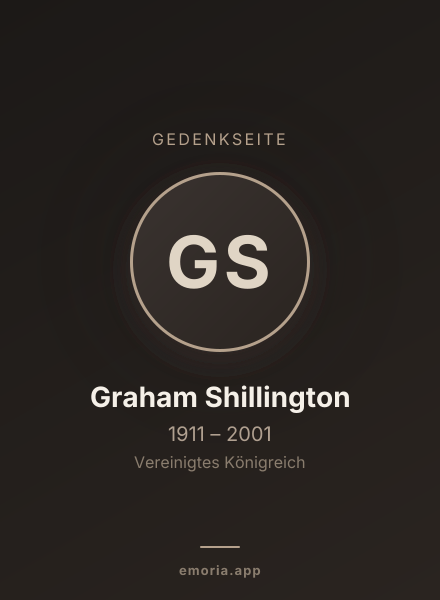 Gedenkportrait von Graham Shillington
