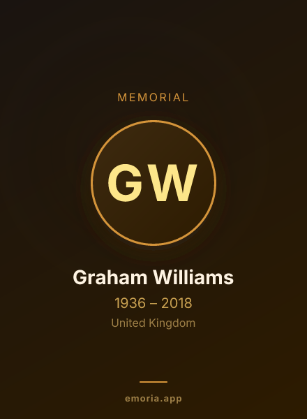 Memorial portrait of Graham Williams