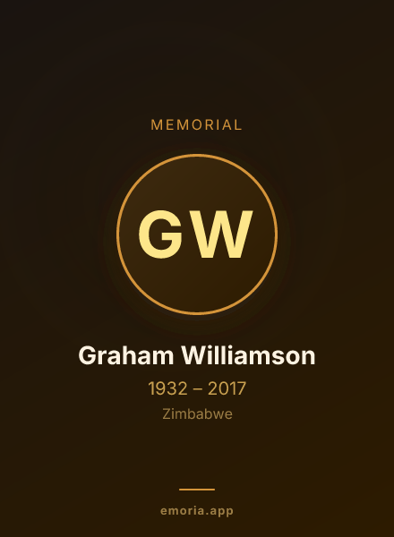 Memorial portrait of Graham Williamson