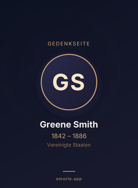 Gedenkportrait von Greene Smith