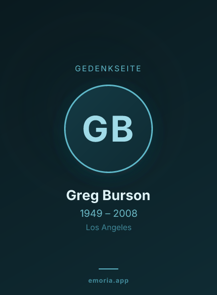 Gedenkportrait von Greg Burson