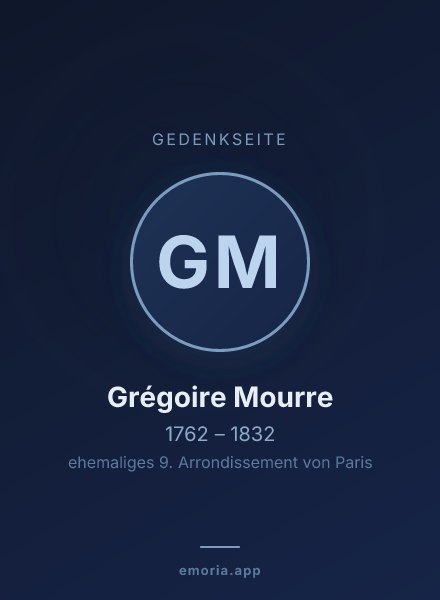 Gedenkportrait von Grégoire Mourre