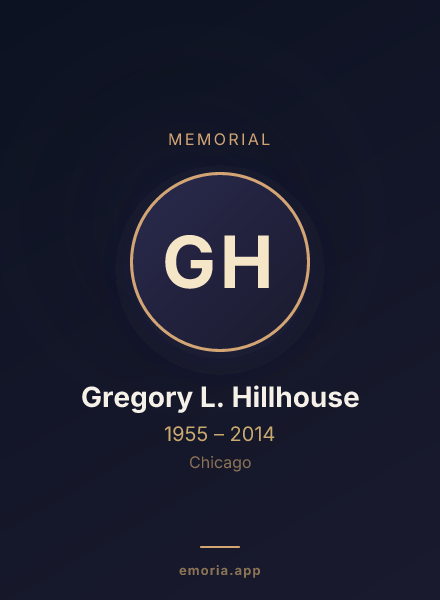 Memorial portrait of Gregory L. Hillhouse