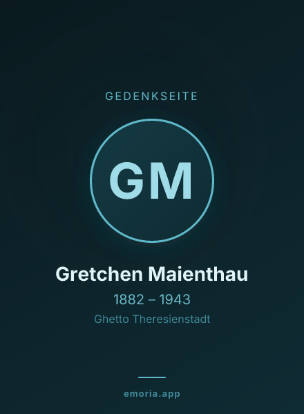 Gedenkportrait von Gretchen Maienthau