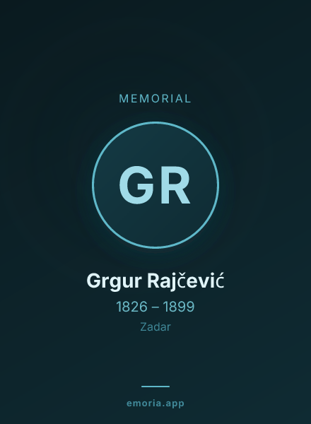 Memorial portrait of Grgur Rajčević