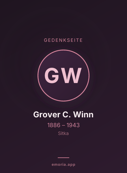 Gedenkportrait von Grover C. Winn
