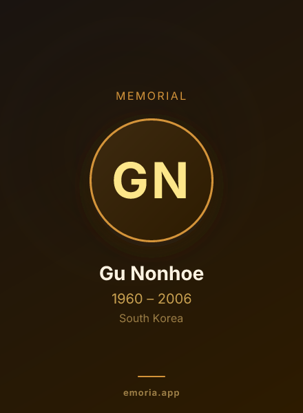 Memorial portrait of Gu Nonhoe