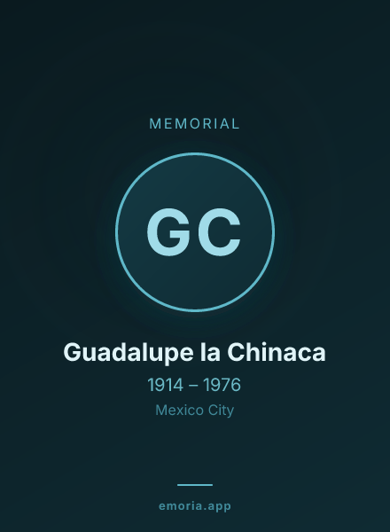 Memorial portrait of Guadalupe la Chinaca