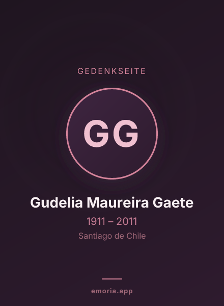 Gedenkportrait von Gudelia Maureira Gaete