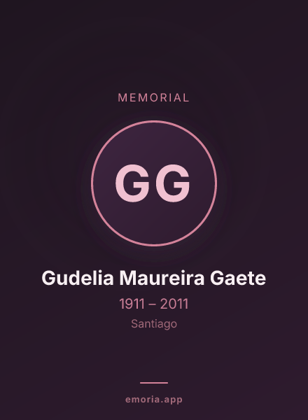 Memorial portrait of Gudelia Maureira Gaete