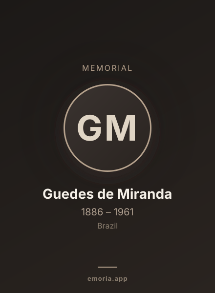 Memorial portrait of Guedes de Miranda