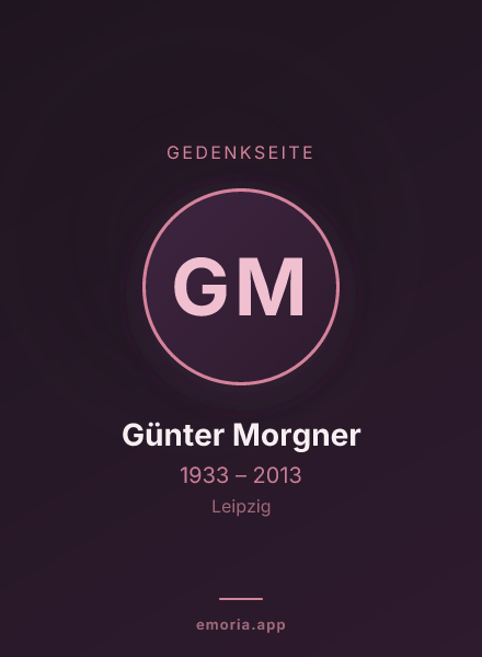 Gedenkportrait von Günter Morgner