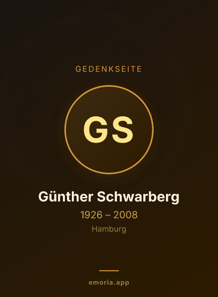 Gedenkportrait von Günther Schwarberg