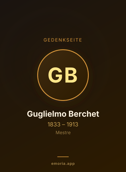 Gedenkportrait von Guglielmo Berchet