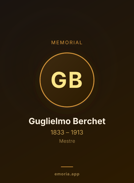Memorial portrait of Guglielmo Berchet