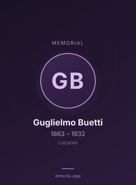 Memorial portrait of Guglielmo Buetti