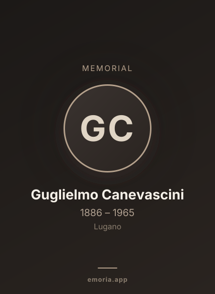 Memorial portrait of Guglielmo Canevascini