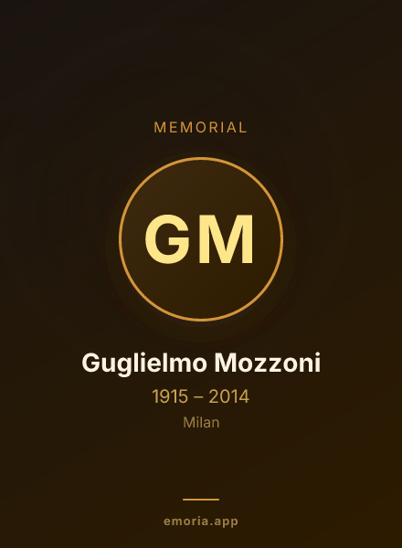 Memorial portrait of Guglielmo Mozzoni