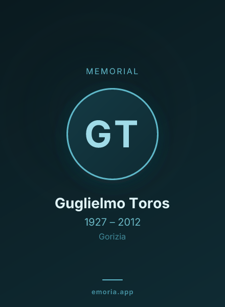 Memorial portrait of Guglielmo Toros