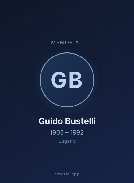 Memorial portrait of Guido Bustelli