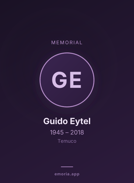 Memorial portrait of Guido Eytel