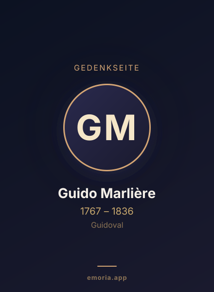 Gedenkportrait von Guido Marlière