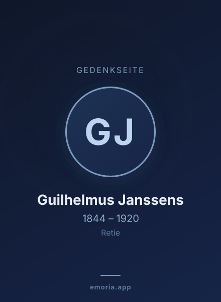 Gedenkportrait von Guilhelmus Janssens