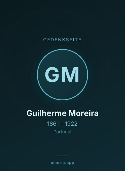 Gedenkportrait von Guilherme Moreira