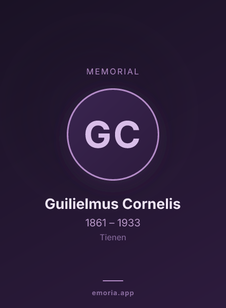 Memorial portrait of Guilielmus Cornelis