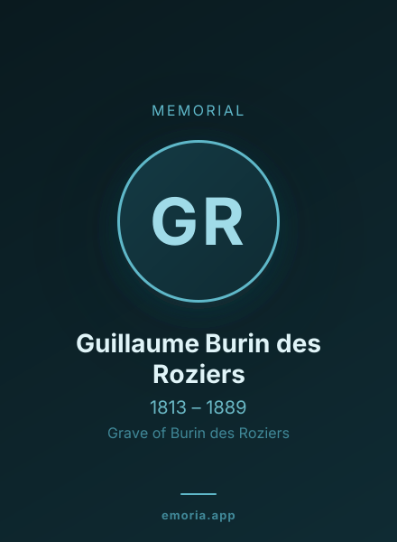 Memorial portrait of Guillaume Burin des Roziers