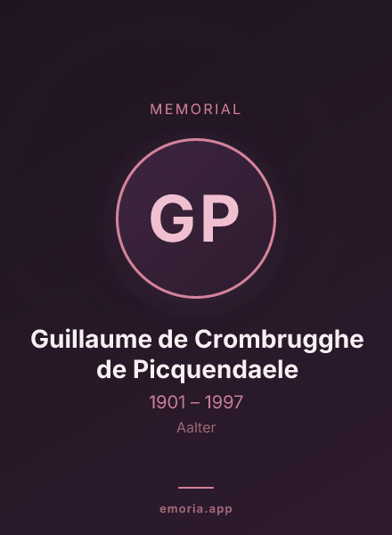 Memorial portrait of Guillaume de Crombrugghe de Picquendaele