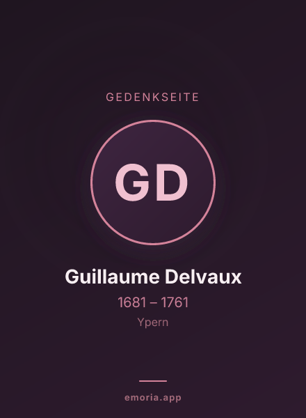 Gedenkportrait von Guillaume Delvaux