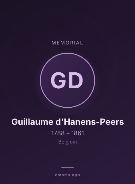 Memorial portrait of Guillaume d'Hanens-Peers