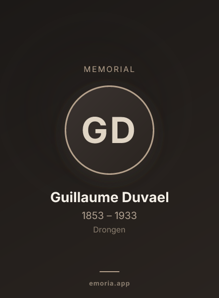 Memorial portrait of Guillaume Duvael