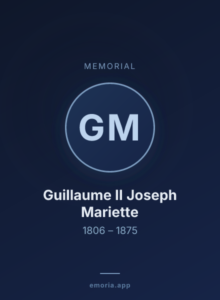 Memorial portrait of Guillaume II Joseph Mariette